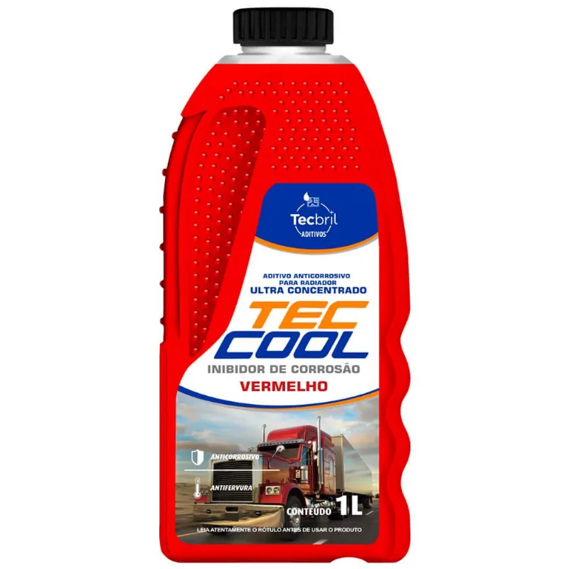 Aditivo Radiador Tec Cool Anticorrosivo 1 L Vermelho Tecbril