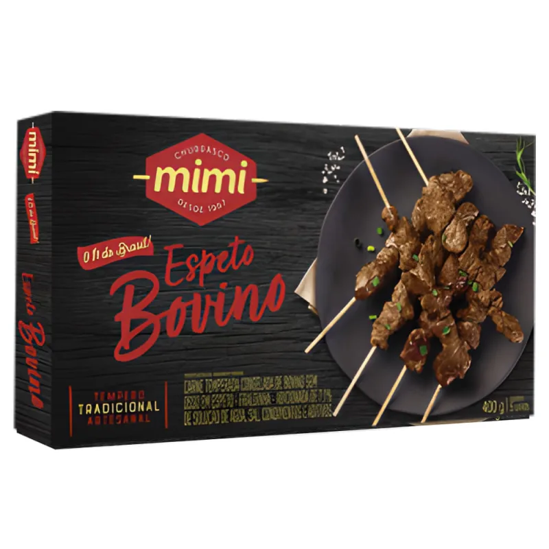 ESPETO BOVINO MIMI 400G C/5UN - Mimi - Carnes