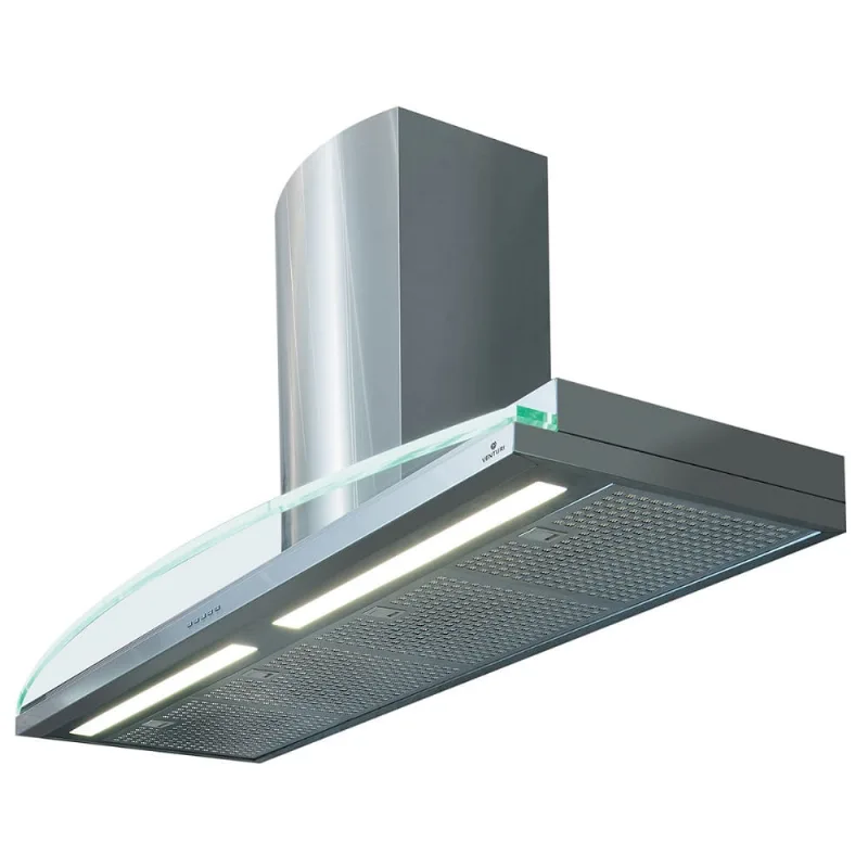 Coifa de Parede Venturi Orizzonte 120cm Inox e Vidro 220V K5216IT