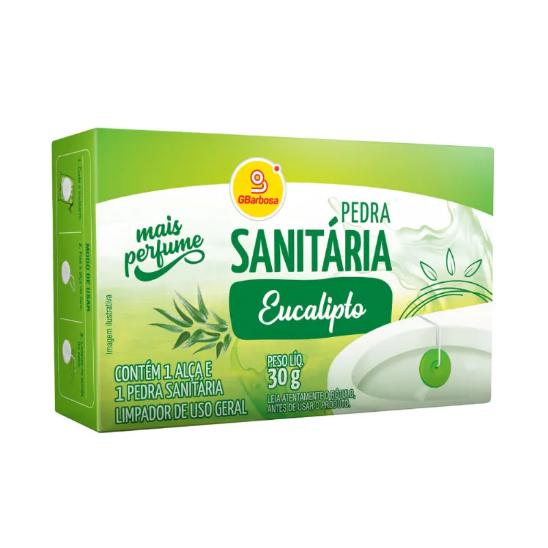 Desodorizador Sanitário GBarbosa Eucalipto 30g