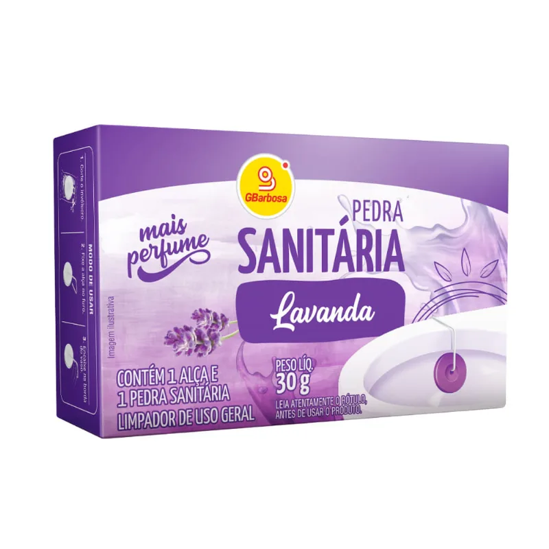Desodorizador Sanitário GBarbosa Lavanda 30g