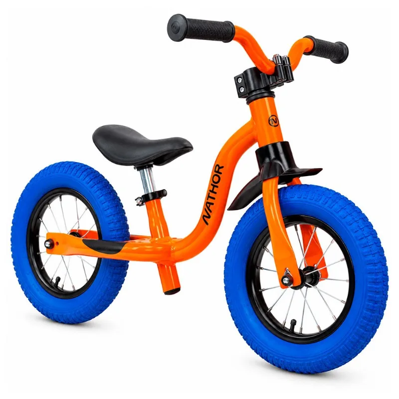 Bicicleta Infantil Nathor Balance 12 Raiada Laranja (MP)
