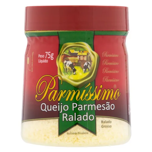 QUEIJO RALADO PARMISSIMO POTE - Laticínios E Produtos De Origem Animal