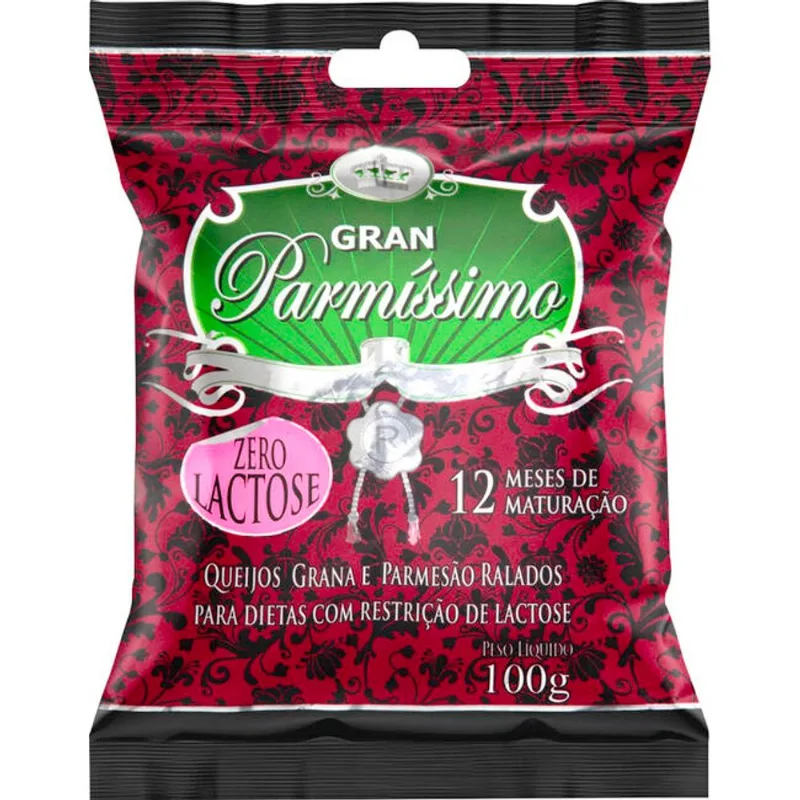 Queijo Ralado Parmíssimo Zero Lactose 100g