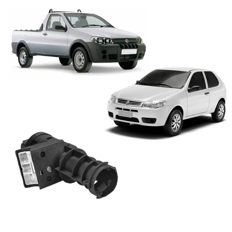 Trava Direção Palio Strada Siena 1996 a 2007 com Comutador Excêntrico Anxt