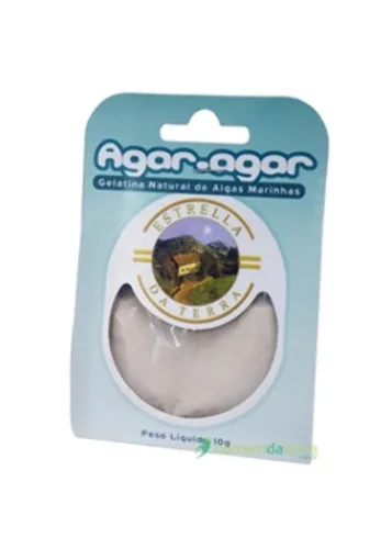 Agar Agar Gelatina Natural Estrella Da Terra 10g - ESTRELA DA TERRA - Mercearia
