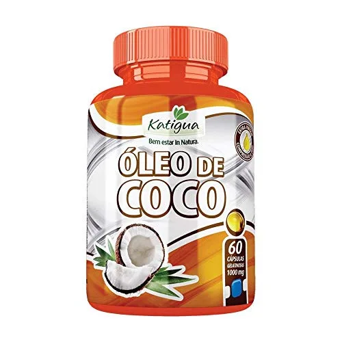 Oleo De Coco 1000mg 60 Cps Katigua - KATIGUA - Suplementos