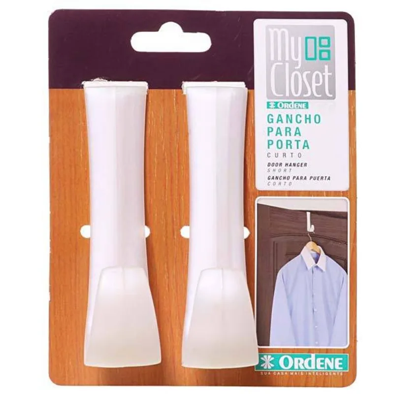 Gancho para Porta Longo My Closet Ordene Branco