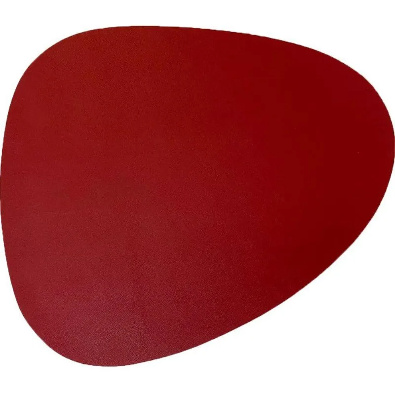Jogo 6 Americano Shape Pu 43cm Bordô