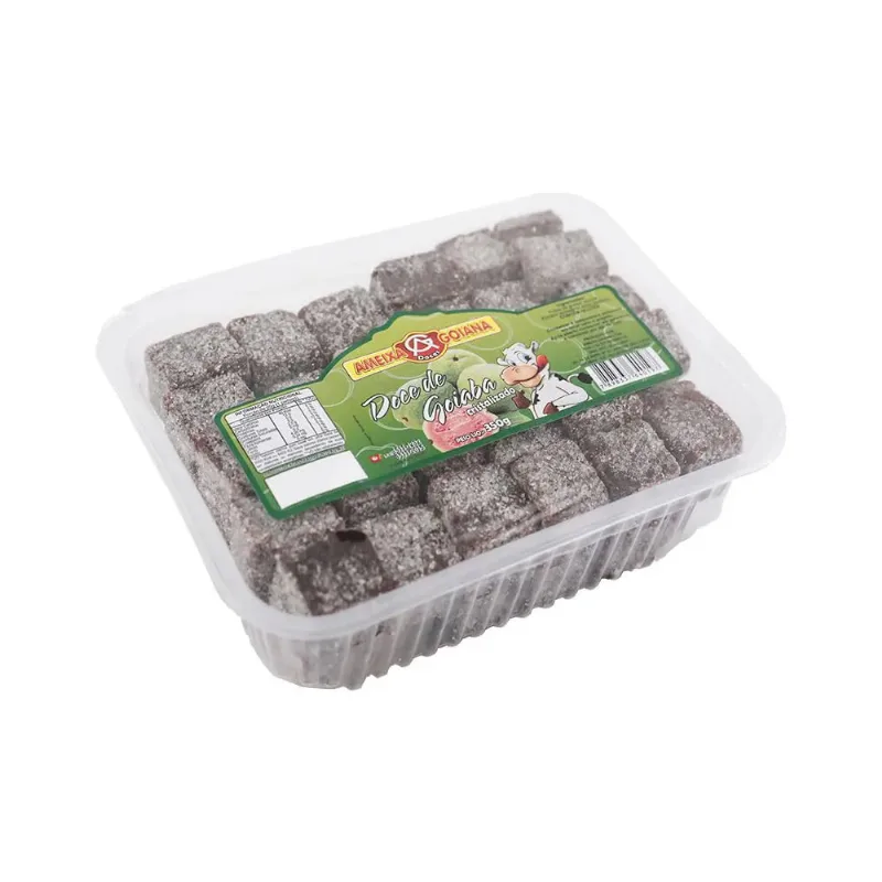 Doce Cristalizado Ameixa Goiana Goiaba 300g