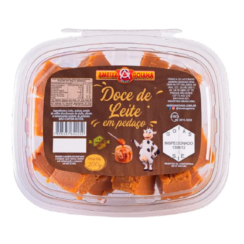 Fondant de Leite Ameixa Goiana Bandeja 200g