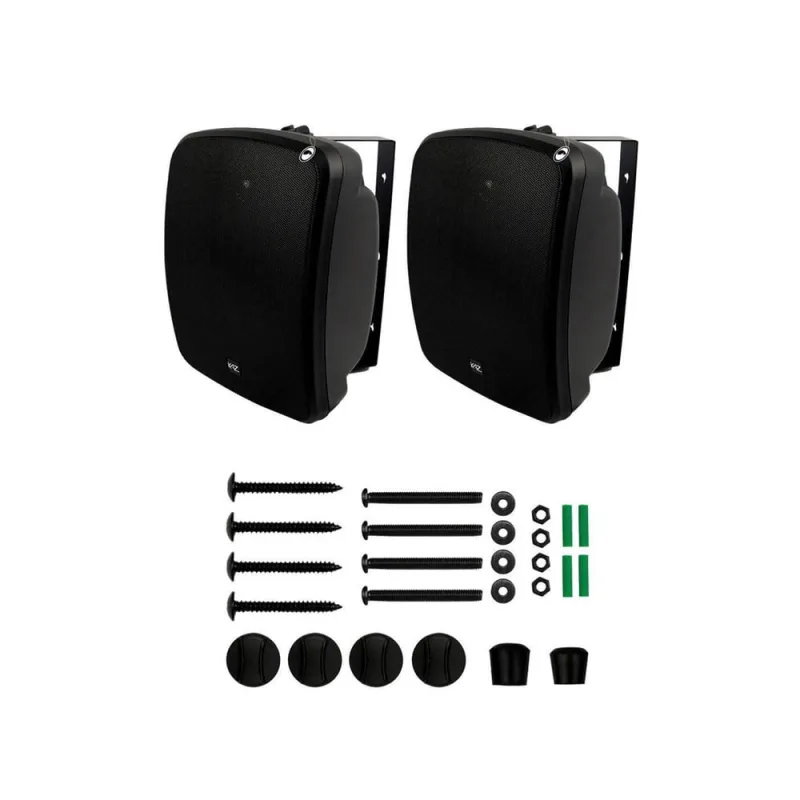 Par Caixa Acústica Passiva 6 K6 Preto Kaz Audio 400W Rms - Não Disponível - Instrumentos Musicais