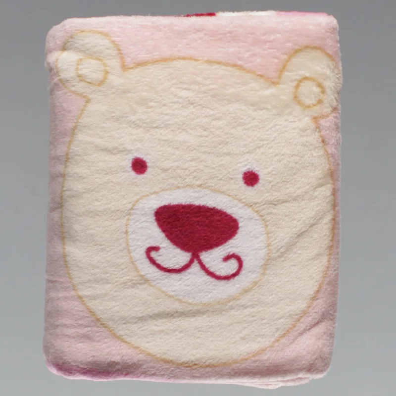 Cobertor Bebê Zoo 85x105 Rosa