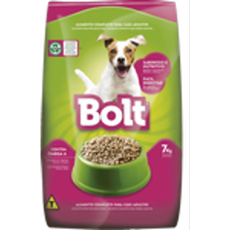Alimento Cao Bolt 7kg Adulto Carne