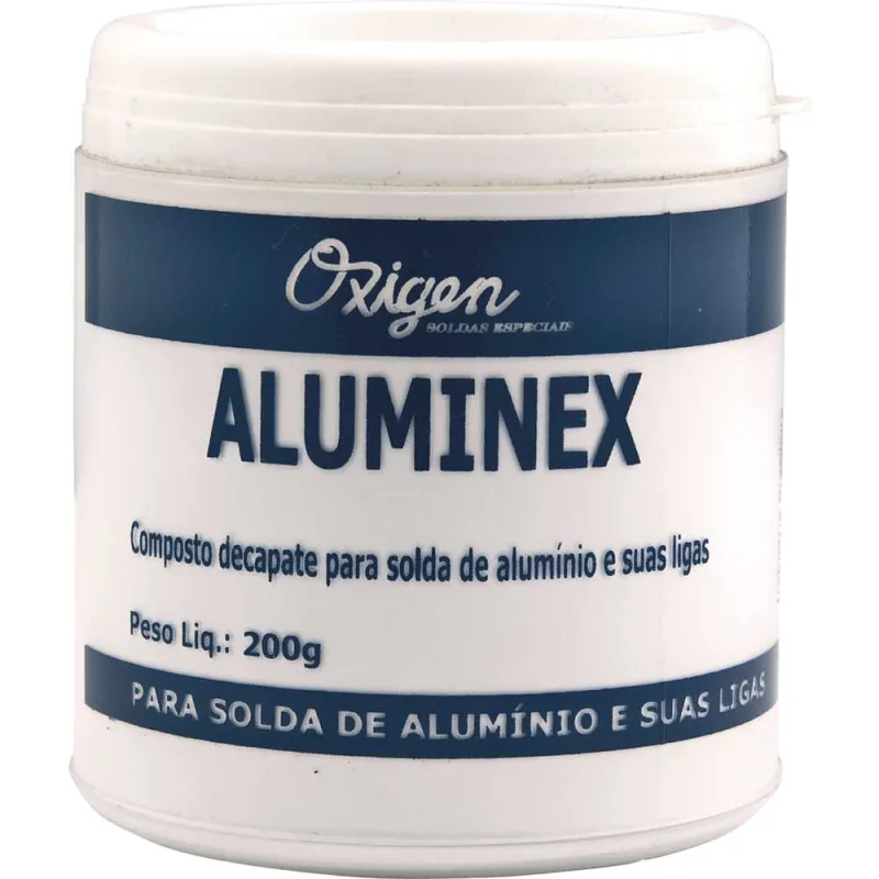 Fluxo para solda alumínio com 200 g - OXIGEN - OXIGEN - Solda
