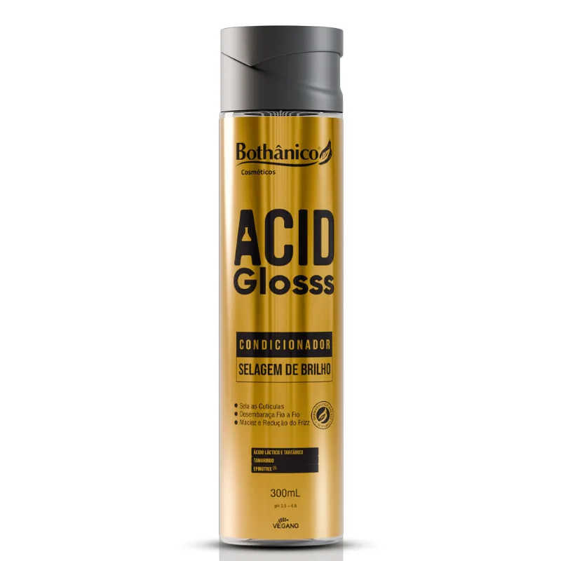Condicionador Selagem De Brilho Bothânico Hair Acid Gloss 300ml