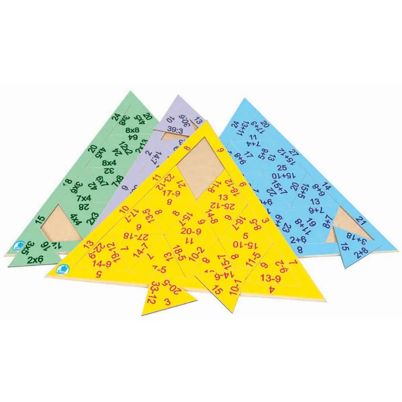 Quebra-Cabeça Infantil Triangular Divisão