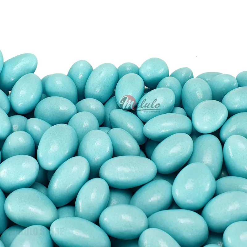 Amêndoas Confeitadas Azul Bebê Premium 2kg - Não Informado - Mercearia