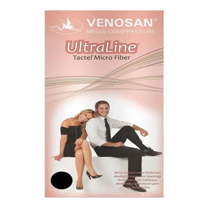 Meia Panturrilha Ad 20-30 Mmhg Ultraline 4000 Venosan PONTEIRA FECHADA TAUPE M