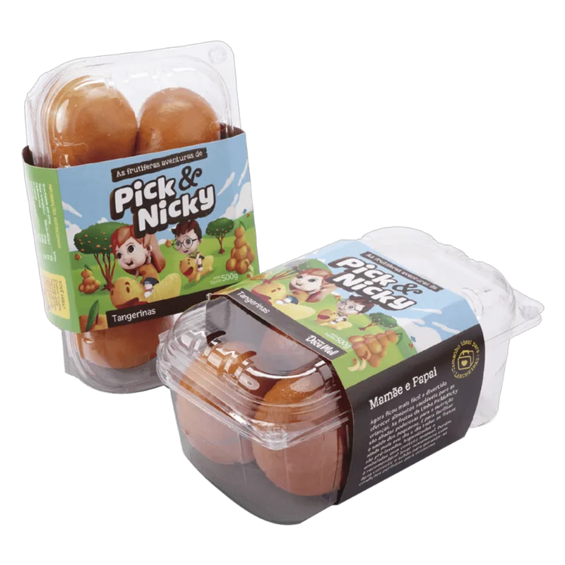 Tangerina Pick & Nicky Frutas Doce Mel Caixa 500g