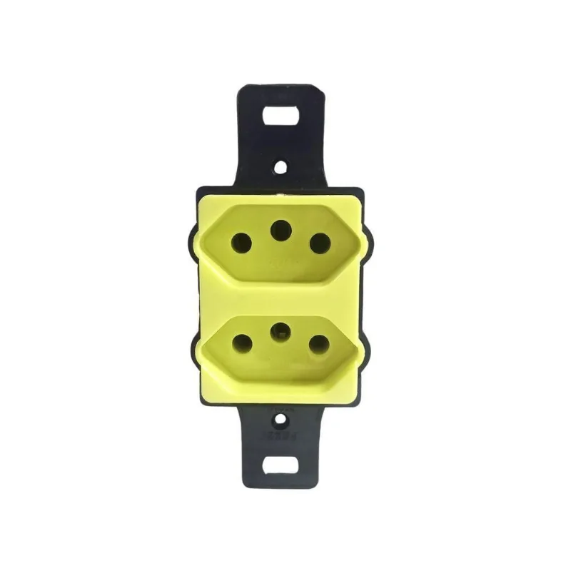 Conjunto Embutir para Condulete com 2 Tomadas 2P+T 20A NBR14136 10019 Bivolt Pezzi