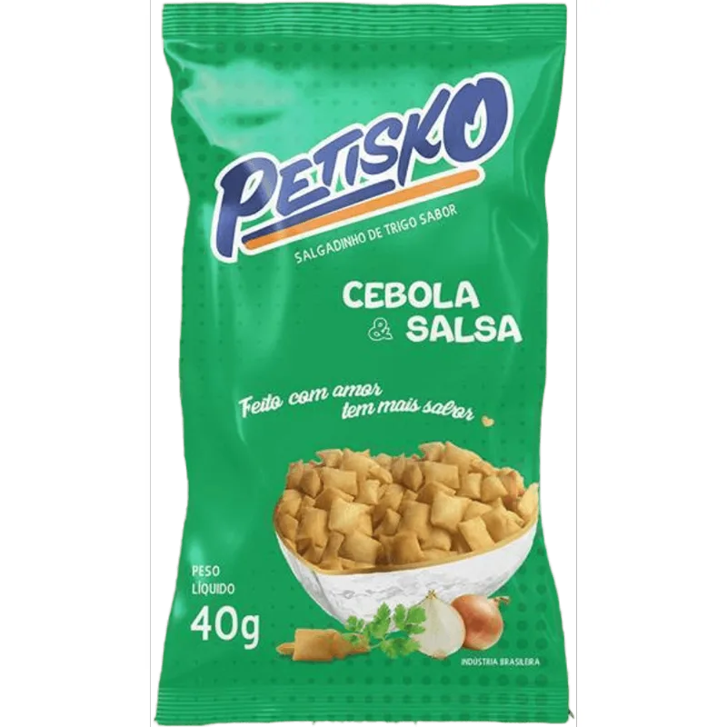 Salgadinho Petisko Cebola e Salsa 40g