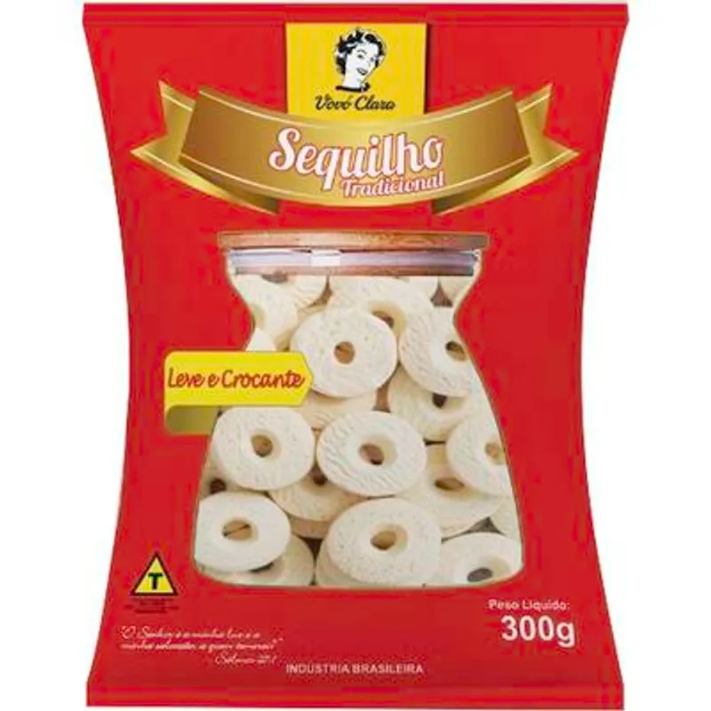 Biscoito Sequilho Vovó Clara Tradicional 300g