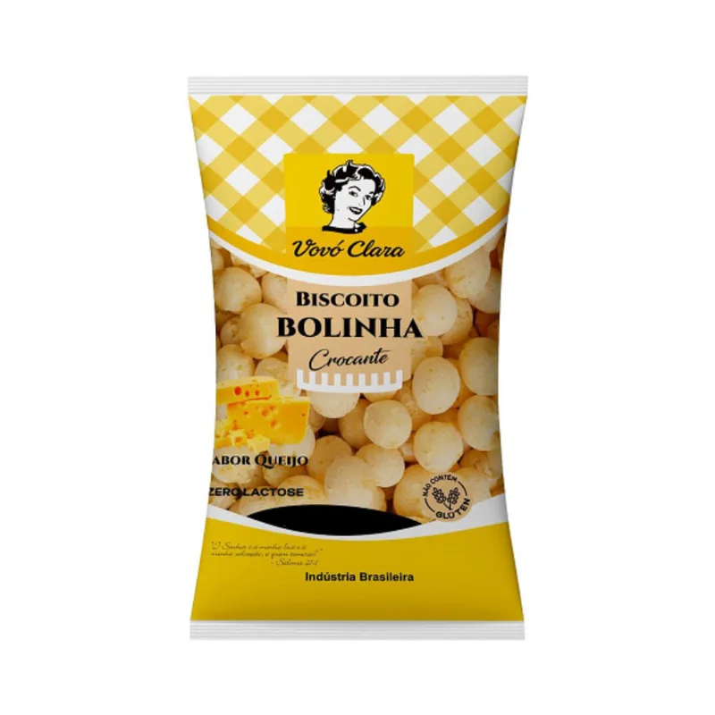 Biscoito Vovó Clara Bolinha de Queijo 90g BISC VOVO CLARA 90g, BOLINHA QJO