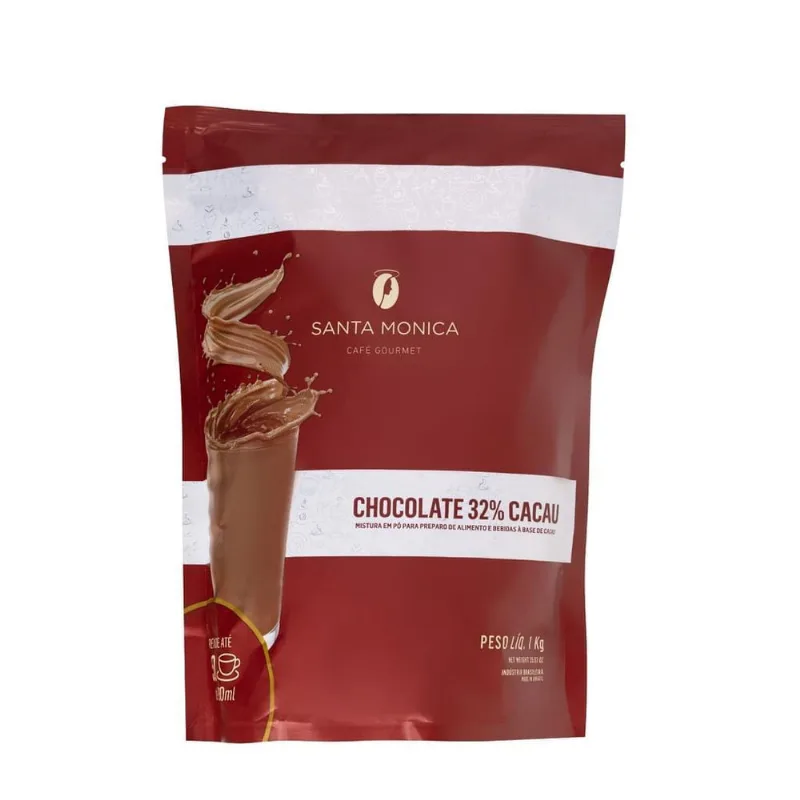Chocolate Em Pó Santa Mônica 32% Cacau 1Kg