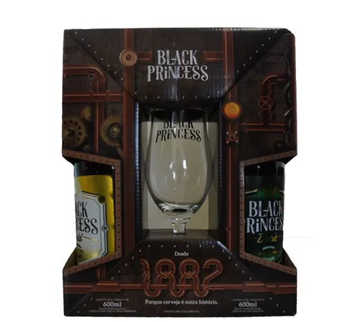 Cj 2 Cerveja Black Princess C Taca - BLACK - Bebidas