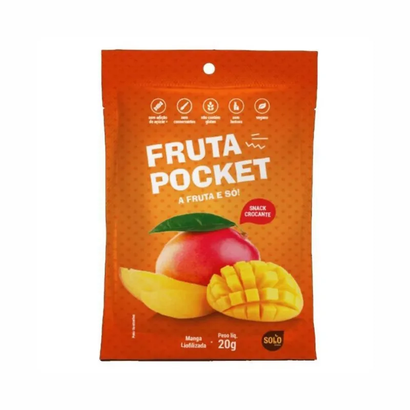Kit 3X: Snack De Manga Liofilizada Solo Snacks 20G