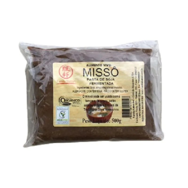 Kit 3X: Missô Soja Artesanal Orgânico Família Hattori 500g
