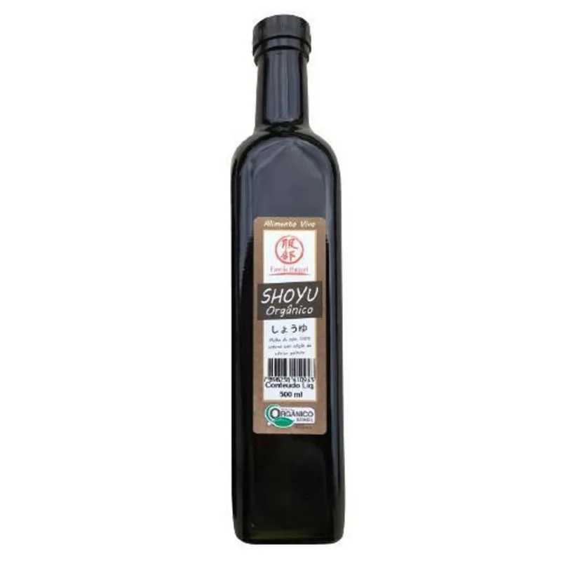 Kit 3X: Shoyu De Soja Orgânico Família Hattori 500Ml