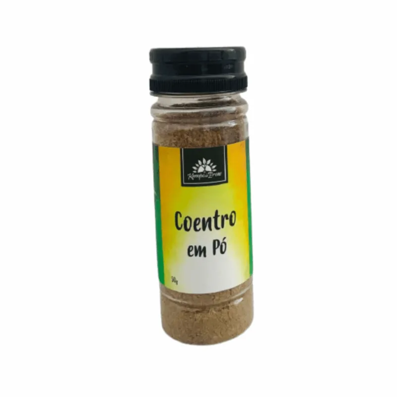 Kit 3x: Coentro Em Pó Tempero Kampo De Ervas 50g - Kampo de Ervas - Mercearia