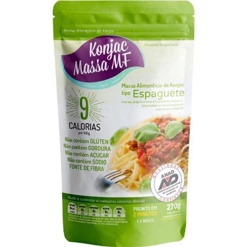 Kit 3 Massa Konjac Tipo Espaguete 270G