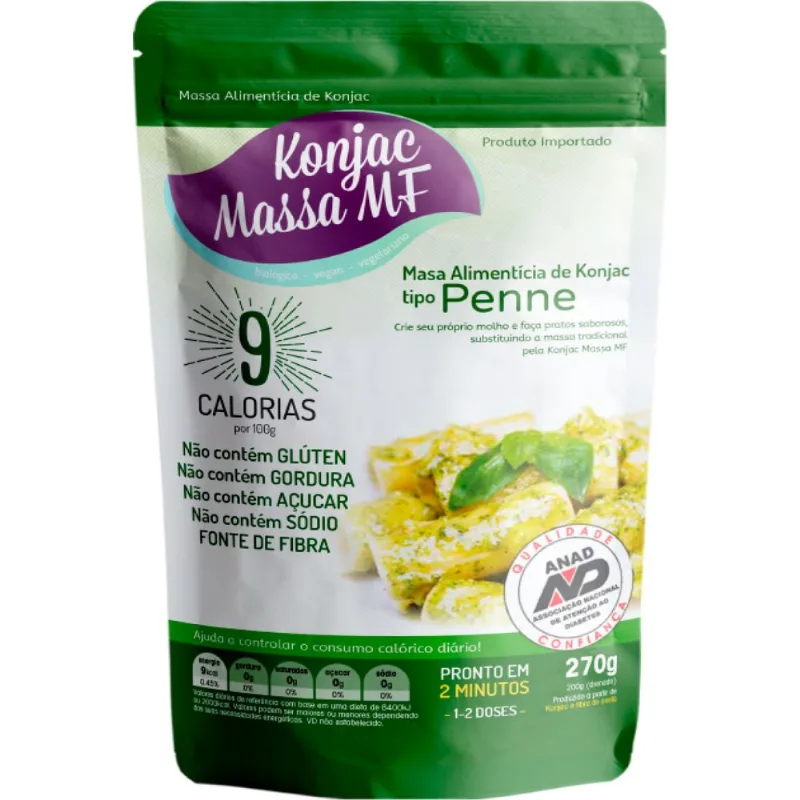 Kit 3X: Massa Konjac Tipo Penne 270g