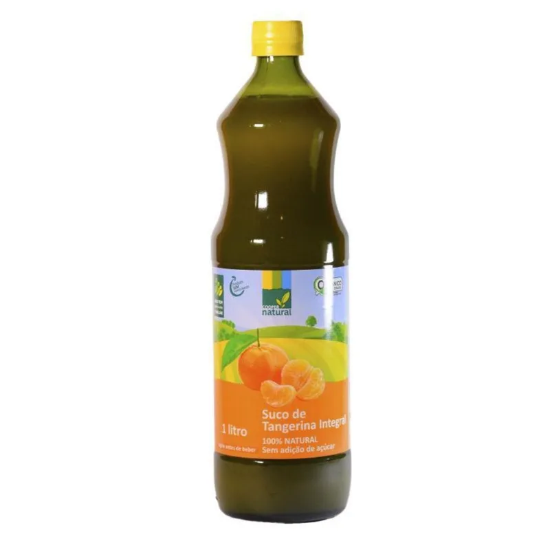 Kit 6X: Suco Tangerina Integral 100% Fruta Orgânico Sem