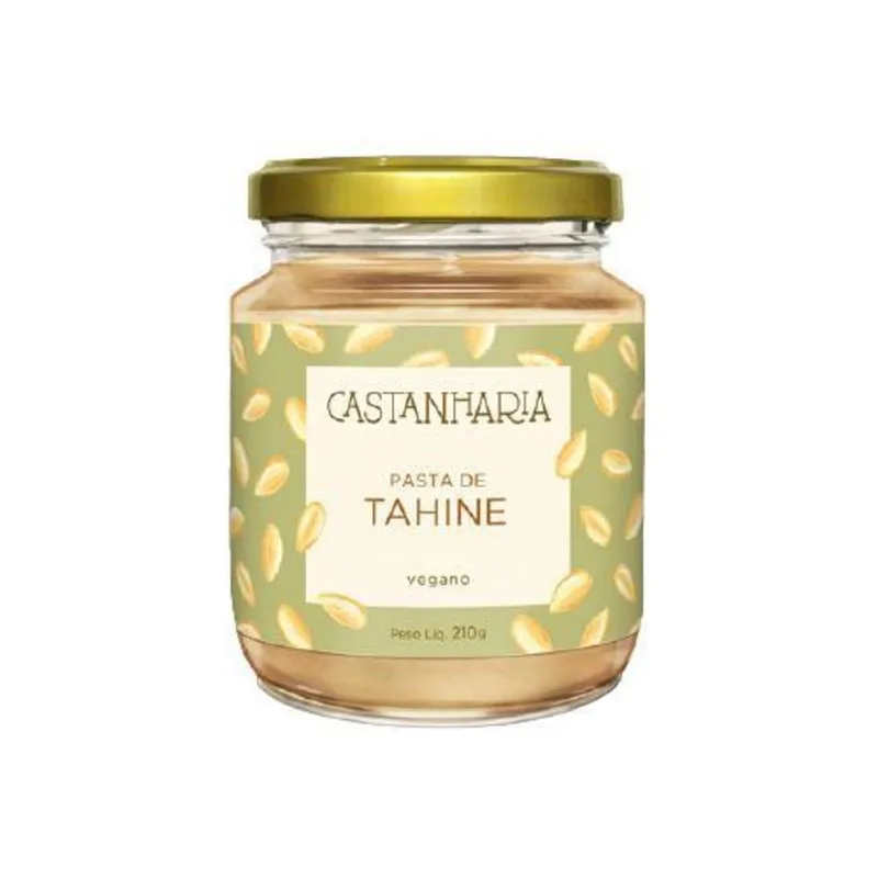 Kit 3X: Pasta De Tahine Zero Açúcar Vegana Castanharia 210G