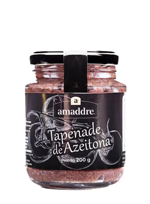 Kit 3x: Tapenade De Azeitona Preta Artesanal Amaddre 200g - Não Informado - Mercearia