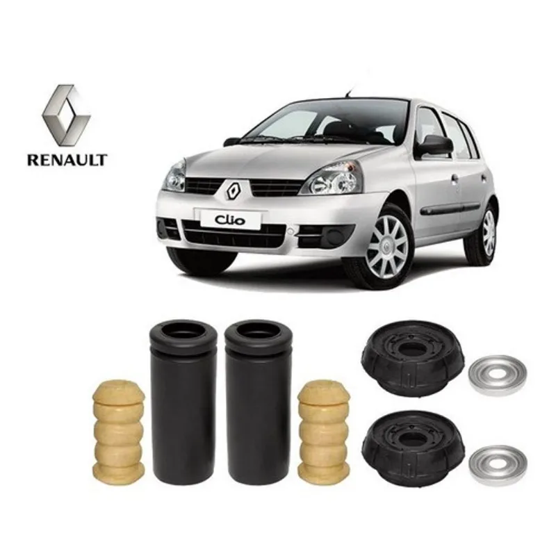 Par Kit Coxim Rolamento Dianteiro Renault Clio 2004 205 2006