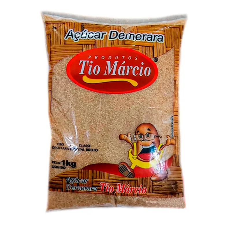 Açúcar Demerara Tio Márcio 1Kg