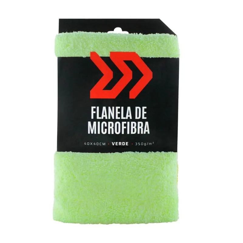 Flanela Automotiva Microfibra 40x40 Verde Autoamerica