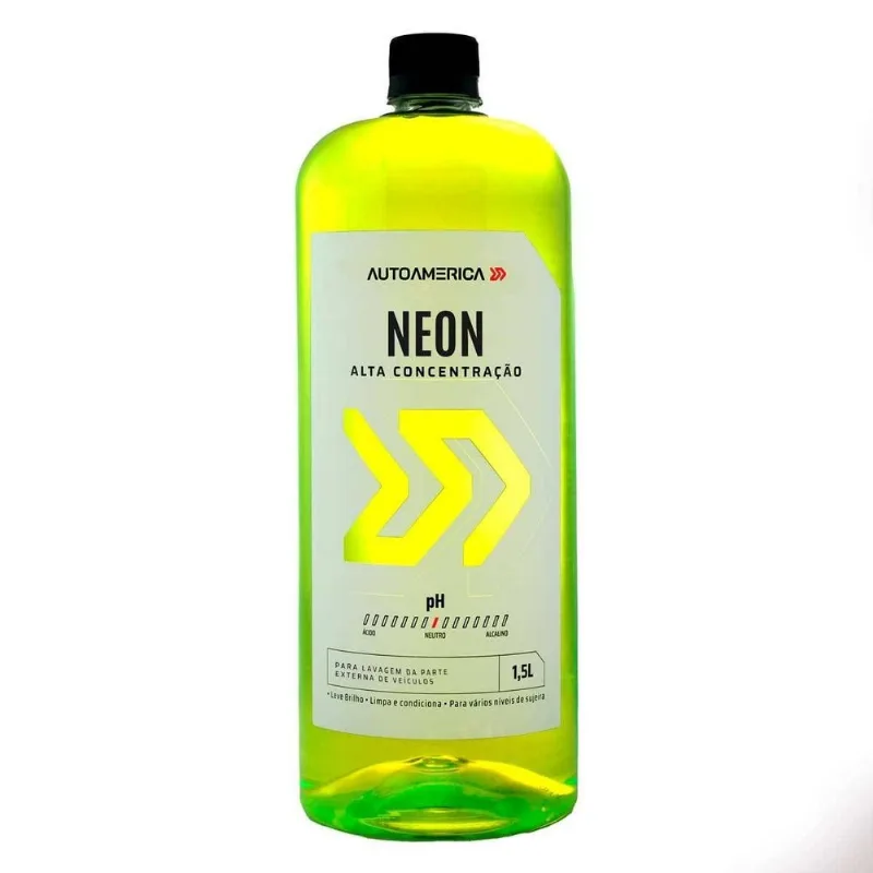 Neon Limpador Automotivo 1,5l Shampoo Veicular Autoamerica