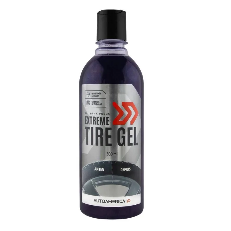 Pretinho Para Pneus Tire Gel 500 Ml Autoamerica