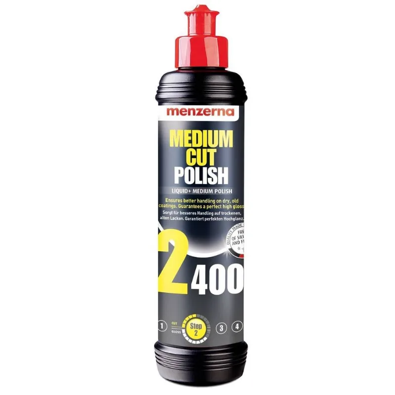 Medium Cut Polish 2400 Menzerna 250ml Corte Médio Pintura