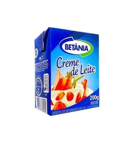 CREME DE LEITE BETA 200G - BETÂNIA - Mercearia