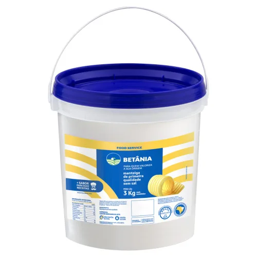 MANTEIGA COM SAL BETÂNIA BALDE 3KG - BETÂNIA