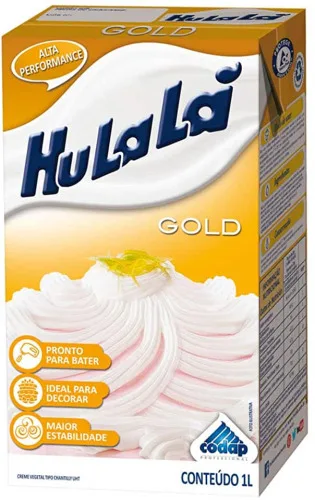 Creme Chantilly Hulala Ouro 1l - HULALA