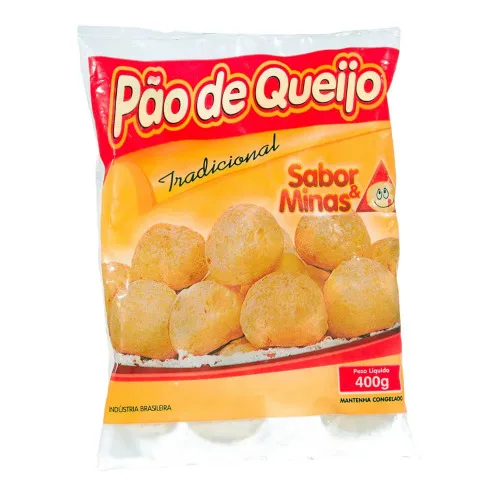 Pao Queijo Sabor Minas 1kg - SABOR & MINAS - Mercearia