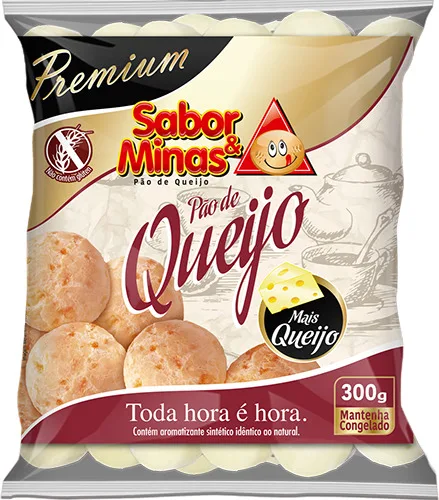Massa Minnas Pao De Queijo 300gr - PÃO DE QUEIJO - Mercearia